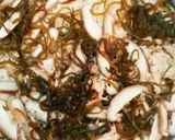 お鍋で炊く!椎茸×ツナ×塩昆布ご飯作り方5写真