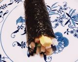 糖質を気にした！恵方巻き ＊ 田舎巻き風作り方8写真