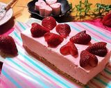 バレンタイン❤【イチゴレアチーズケーキ】作り方21写真