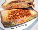 フライパンで野菜も取れるホットサンド作り方16写真