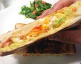 フライパンで野菜も取れるホットサンド作り方17写真