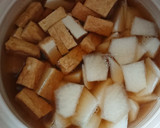大根と絹厚揚げの味噌煮.*陣中焼き味噌☆作り方2写真