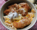 ミニかつ丼とざるうどんのセット♪作り方2写真