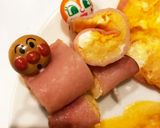 お弁当に！レンジで簡単ハム玉子作り方4写真