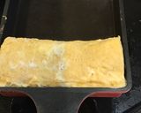 甘めのお味で 菜の花のだし巻き玉子作り方4写真