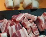 エコ裏技！大根と豚の角煮♡味玉入り作り方2写真