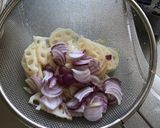 簡単、豚ももブロックレンコントマト煮。作り方2写真