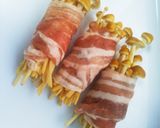 お弁当に茶えのき豚バラ肉巻きと彩り卵焼き作り方2写真