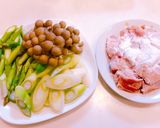チキンのガーリックバター醤油炒め *☻*作り方1写真