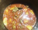鶏レバーとじゃがいものトマト煮作り方4写真