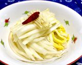 胡麻油風味〜白菜のピリ辛甘酢漬け作り方7写真