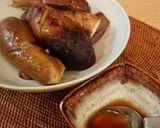 リンゴ酢のさっぱりダレで簡単レンチン茄子作り方4写真