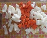 鶏肉の肉じゃが！タッポックムタン！作り方1写真