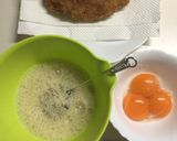 豚カツ入れて美味しいふわふわ卵焼き作り方1写真