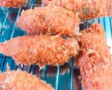 豚、大葉、チーズ、ハムのロール揚げ作り方8写真