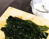 鯖水煮缶で、ワカメ大根おろし作り方2写真