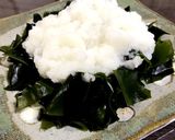 鯖水煮缶で、ワカメ大根おろし作り方4写真