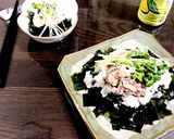 鯖水煮缶で、ワカメ大根おろし作り方5写真