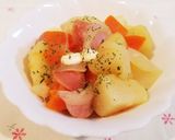 サッポロ一番の塩スープで☆ニンたまポテト作り方6写真