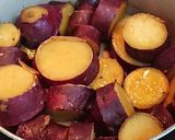 スイートポテトのハニー柚子レモン煮作り方3写真