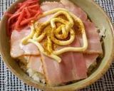 ベーコン丼ご飯☝火を使わない簡単レシピ作り方15写真