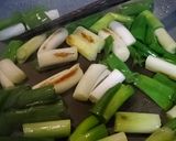 香り良し、ネギと鰹節の焦がし醤油炒め作り方2写真