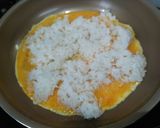 簡単☆ネギ玉子チャーハン　にんにく醤油作り方2写真