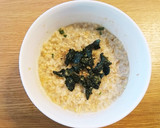 塩とんこつスープでオートミールの茶漬け風作り方4写真