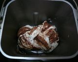 HBで簡単。ココアマーブル食パン作り方7写真