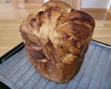 HBで簡単。ココアマーブル食パン作り方8写真