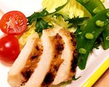 低糖質☆*:.むね肉でグリルチキン作り方6写真
