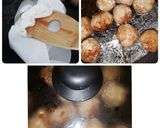 ふんわり肉団子とれんこんの照り焼き作り方5写真