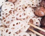 ふんわり肉団子とれんこんの照り焼き作り方7写真