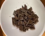 板チョコを溶かす！作り方1写真
