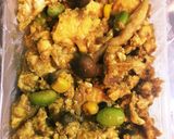 カレー入り炒り豆腐作り方17写真