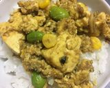 カレー入り炒り豆腐作り方18写真