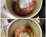 コーヒー隠し味♪圧力鍋で洋風焼き豚☆煮豚作り方2写真