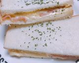 ベーコンチーズで☆ホットサンドイッチ作り方4写真
