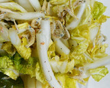 簡単☆生の白菜とじゃこのさっぱりサラダ作り方4写真