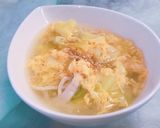 インスタントラーメンスープの濃厚卵スープ作り方7写真