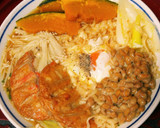 簡単♪塩ラーメンと鶏の唐揚げ☆野菜添え作り方6写真