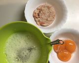蟹缶で美味しいふわふわ卵焼き作り方1写真