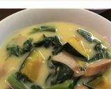かぼちゃとほうれん草のクリームシチュー作り方12写真