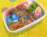 2月6日 味噌豚丼弁当 詰め方作り方5写真