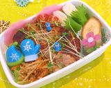 2月6日 味噌豚丼弁当 詰め方作り方6写真