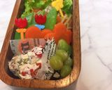 2月7日　春のお花弁当　詰め方作り方10写真