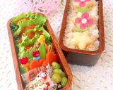 2月7日　春のお花弁当　詰め方作り方11写真