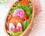 2月8日 豆腐ハンバーグ弁当 詰め方作り方7写真