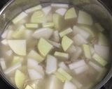 大豆挽き肉と大根の大葉香酢味噌煮作り方3写真