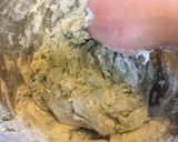 美しいマーブル模様*よもぎあん食パン*作り方4写真